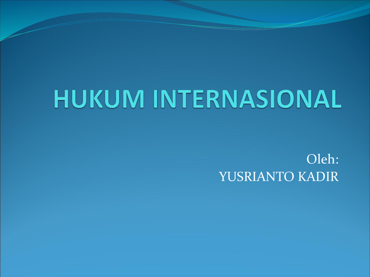 Apa yang Tidak Termasuk Subjek Hukum Hubungan Internasional Saat Ini