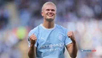 Haaland Lampaui Aguero dan Rooney di Derby Manchester