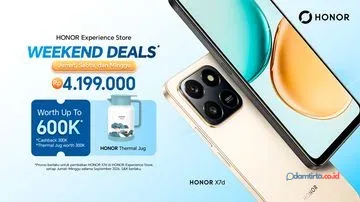 Kejutan Akhir Pekan HONOR X7d: Cashback & Bonus Menarik