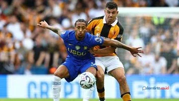 Chelsea Tertinggal 1-2 dari Hull City di Babak Pertama