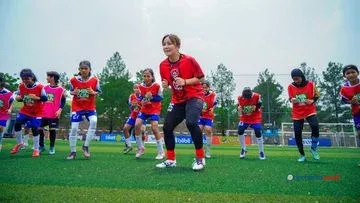 Legenda Jepang Gembleng Pesepakbola Putri Muda Indonesia