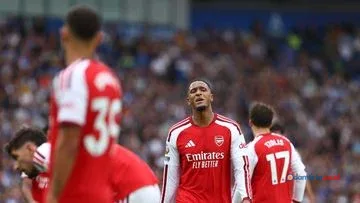 Arsenal Dipermalukan Brighton, Peluang Juara Kian Menipis
