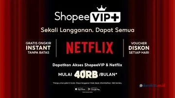 ShopeeVIP+ Hadir: Belanja dan Hiburan Netflix dalam Satu Langganan