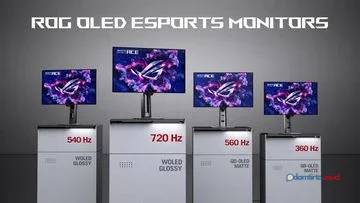 Asus ROG Rilis Monitor OLED 720Hz dan Router WiFi 8