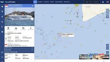 VesselFinder Ungkap Posisi Terakhir Kapal Virgo Transport 8