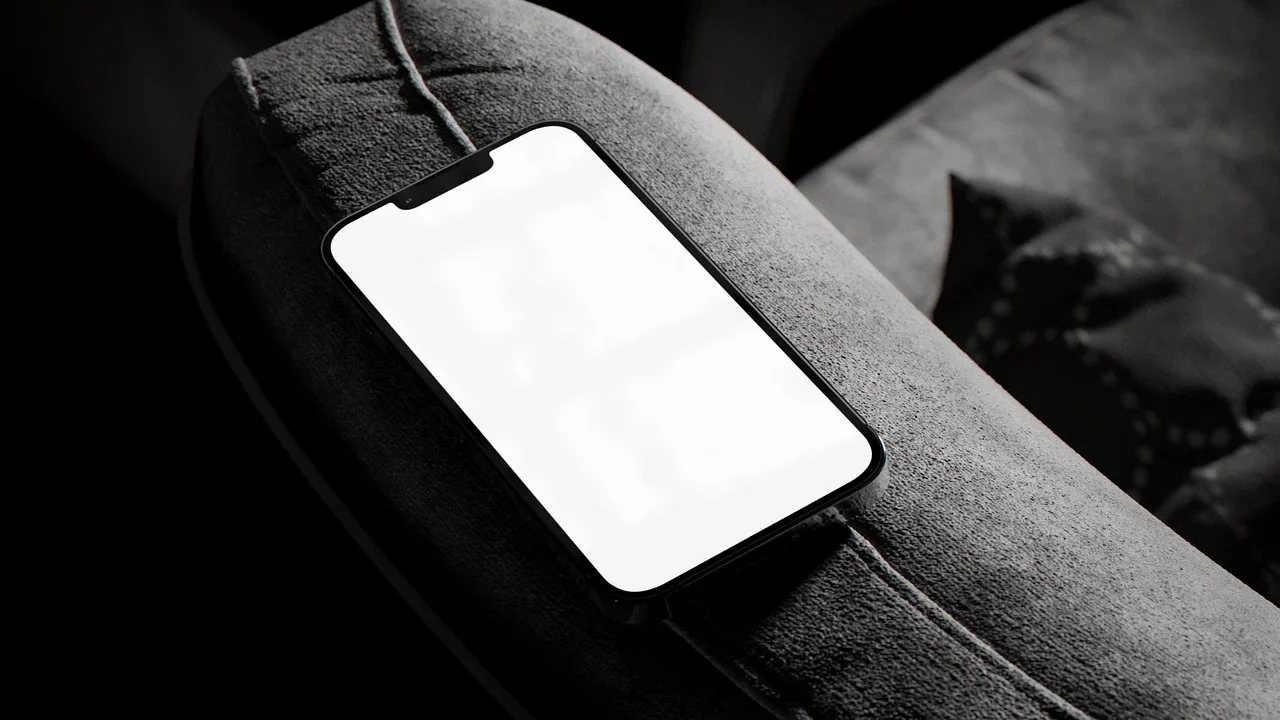 smartphone screen futuristic phone