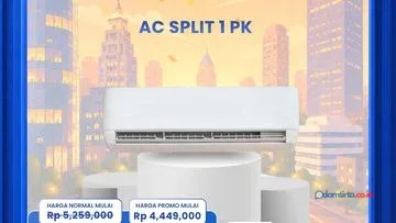 Transmart Full Day Sale: Diskon AC 1PK, Harga Lebih Terjangkau