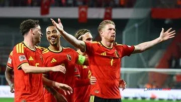 Belgia Hajar Turki 3-0: De Bruyne Gemilang di Nations League