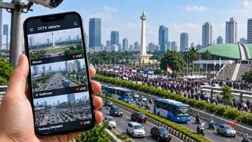 Panduan Pantau CCTV Jakarta Saat Aksi Massa 2026