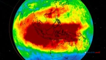 Satelit NASA Pantau Sebaran Karbon Monoksida di Indonesia