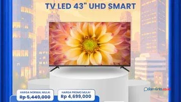 Diskon Fantastis TV LED 43 Inci di Transmart Full Day Sale