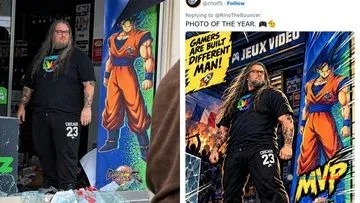 Pria Mirip Goku Viral Lindungi Toko Game dari Perusuh di Prancis